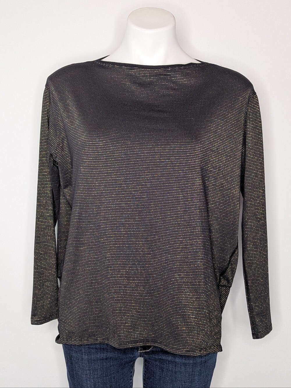 Lululemon Black Gold Athletic Exercise Workout T-shirt L/XL
